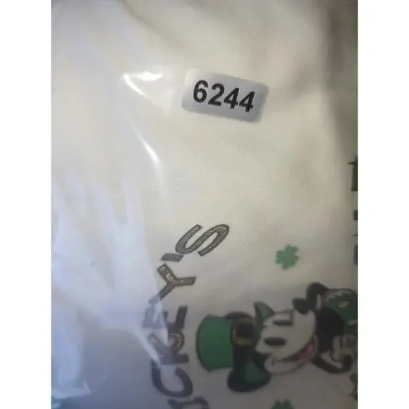 Disney Mickey Mouse Baby 2 piece St Patrick’s Day Outfit Unisex SZ 9 Months 6244 - Picture 6 of 6